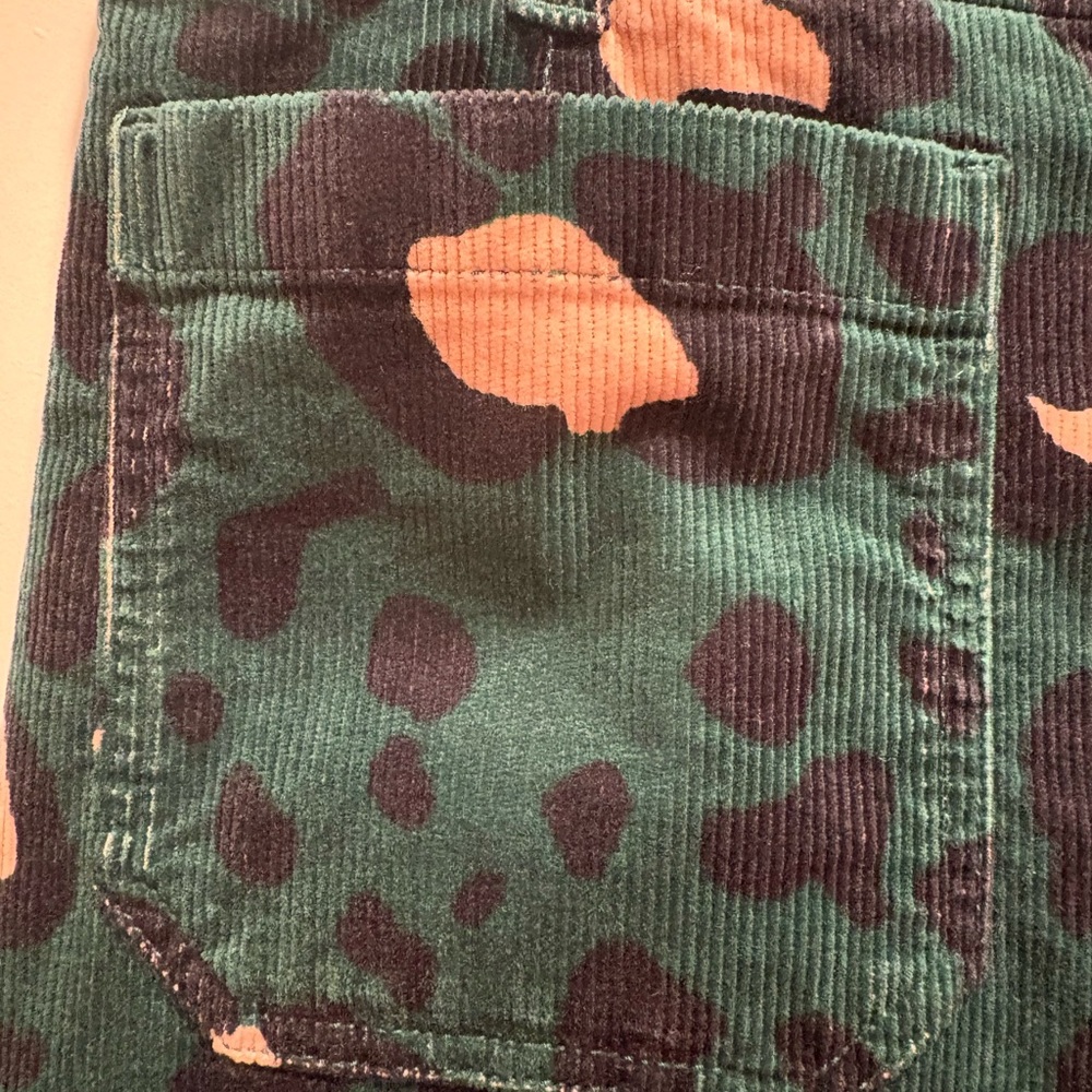 Anthropologie Colette Corduroy Leopard Pants - Picture 3 of 9